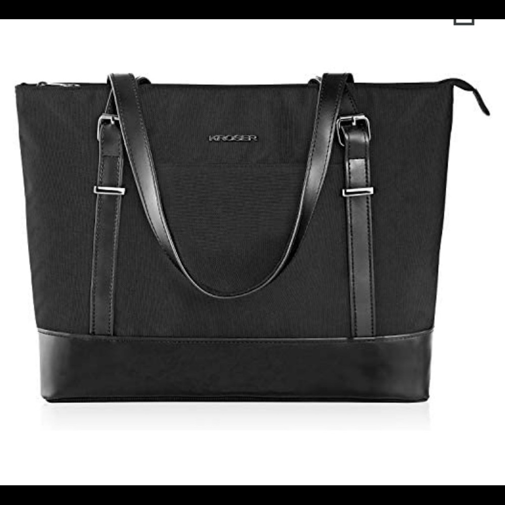 *Large-capacity laptop tote black BRAND NEW NO TAGs by Kroser